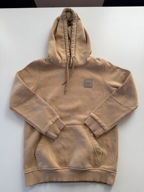 Kids Tan Pullover Hoodie with Front Pocket